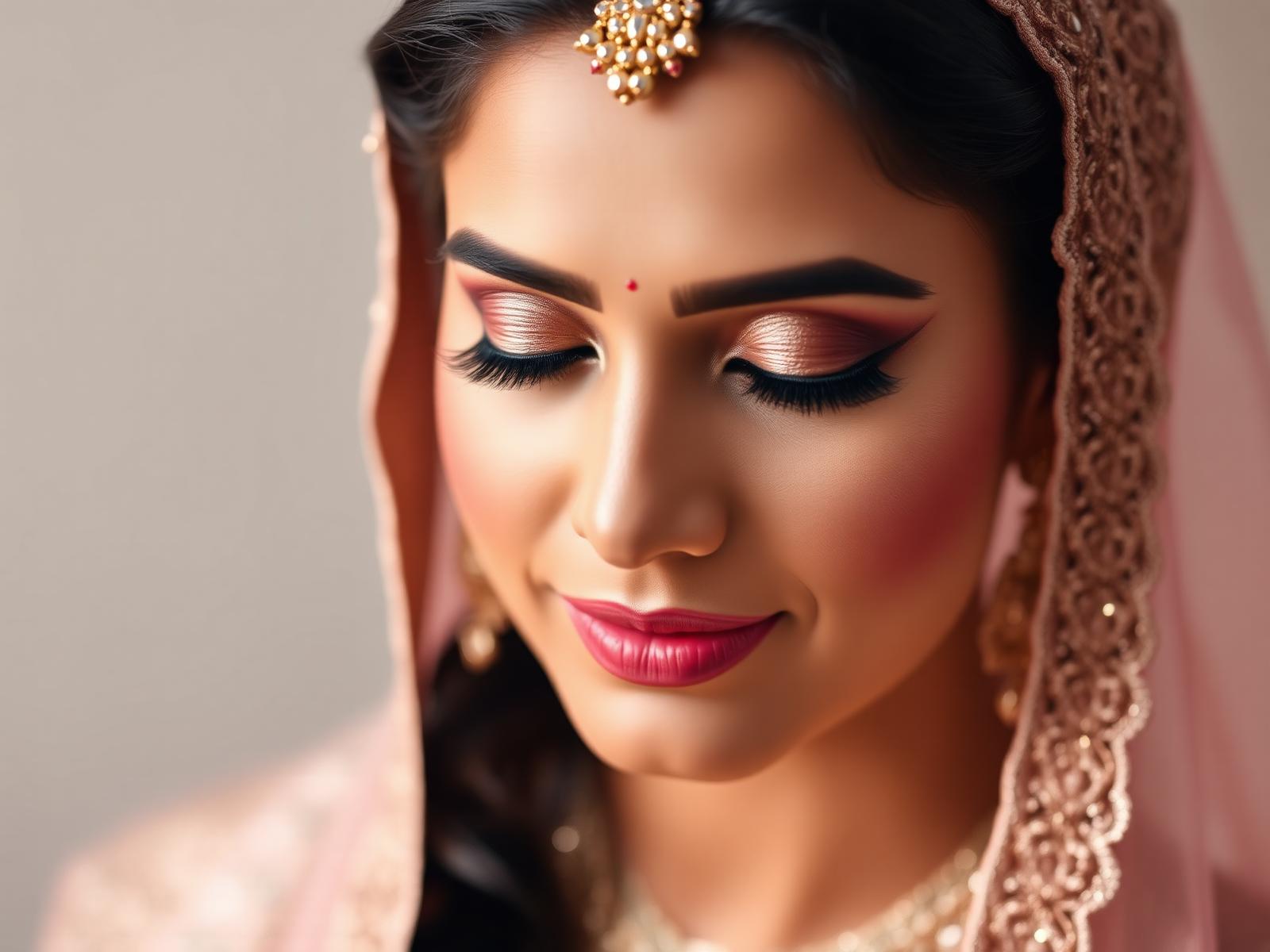 Bridal makeup by Priyanka